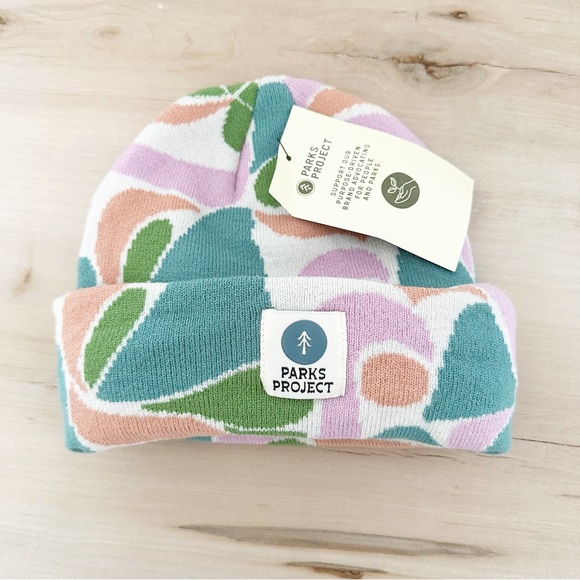 Free People x Parks Project Zion Narrows Intarsia Beanie - Picture 4 of 6